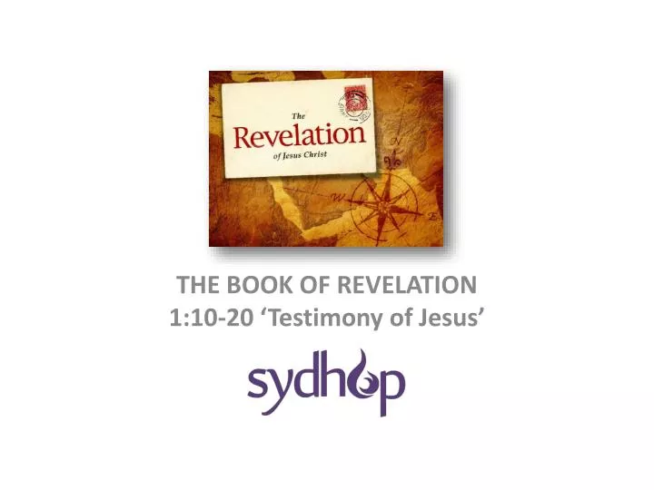 the book of revelation 1 10 20 testimony of jesus