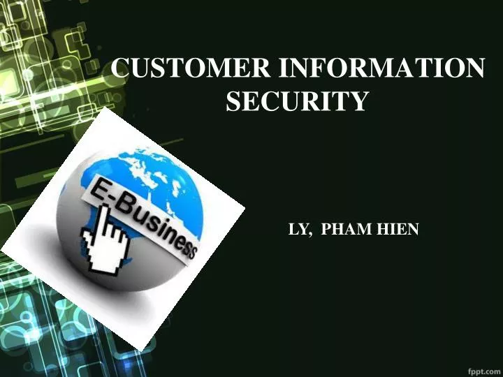 customer information security