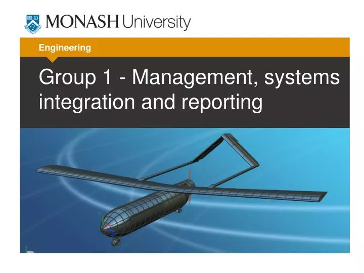 group 1 management systems integration and reporting