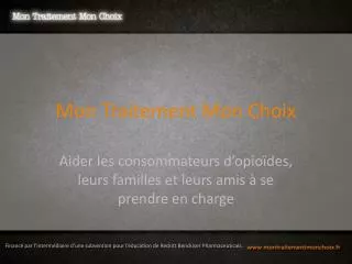 mon traitement mon choix