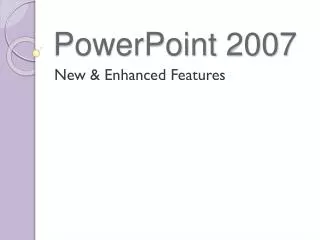 PowerPoint 2007