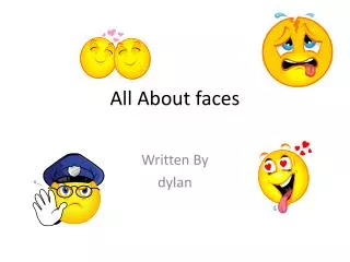 all about faces