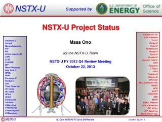 NSTX-U Project Status