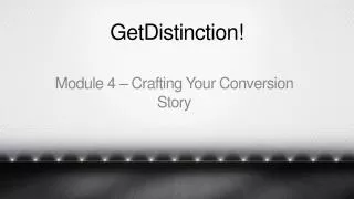 GetDistinction!