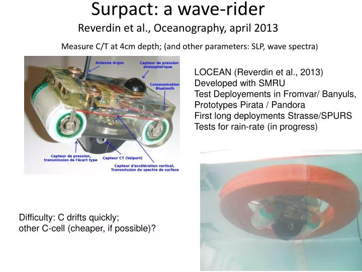 surpact a wave rider reverdin et al oceanography april 2013