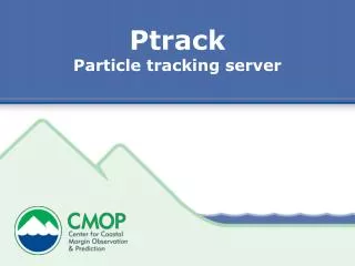 Ptrack Particle tracking server