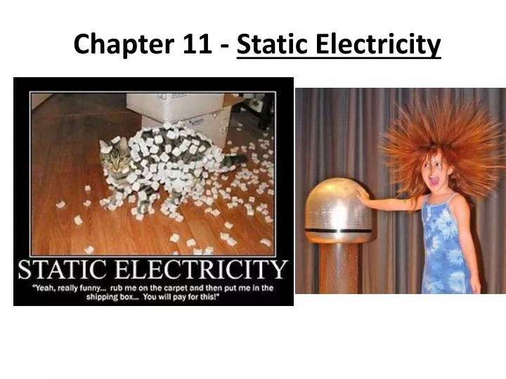chapter 11 static electricity