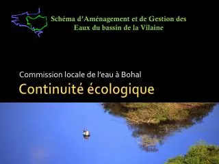 commission locale de l eau bohal