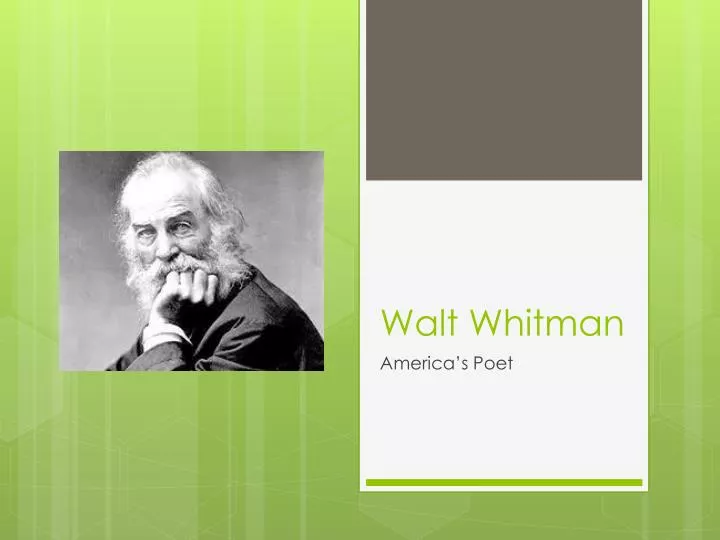 walt whitman