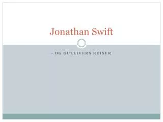 jonathan swift