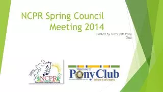 NCPR Spring Council Meeting 2014