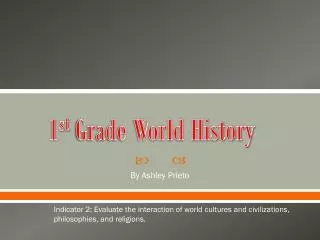 1 st Grade World History
