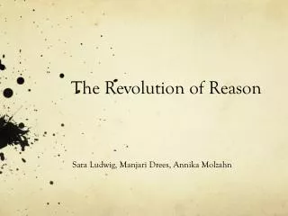 The Revolution of Reason