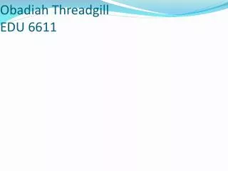 Basketball PowerPoint Obadiah Threadgill EDU 6611