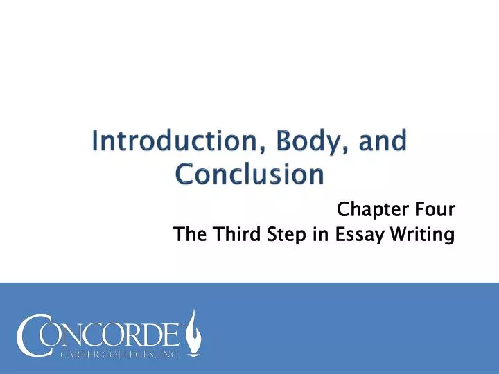 introduction body and conclusion