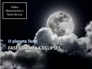 Fases da lua e eclipses