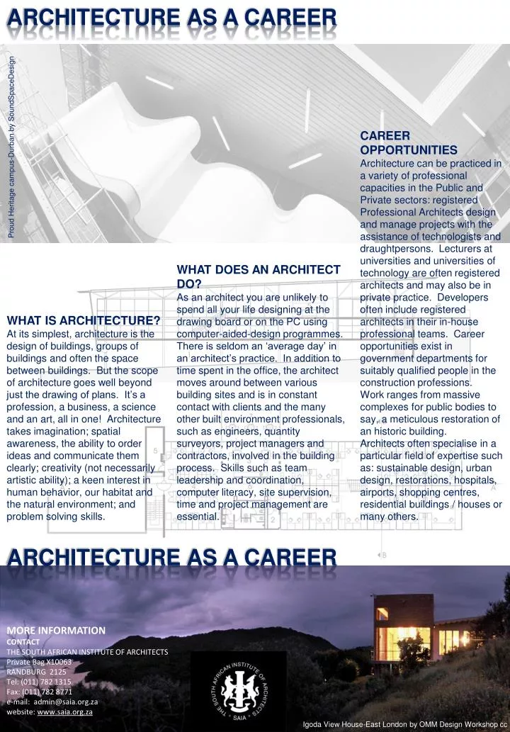 architecture as a career