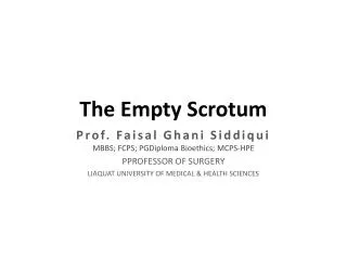 The Empty Scrotum