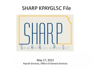 SHARP KPAYGL5C File