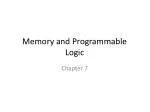 Memory and Programmable Logic - slide 1