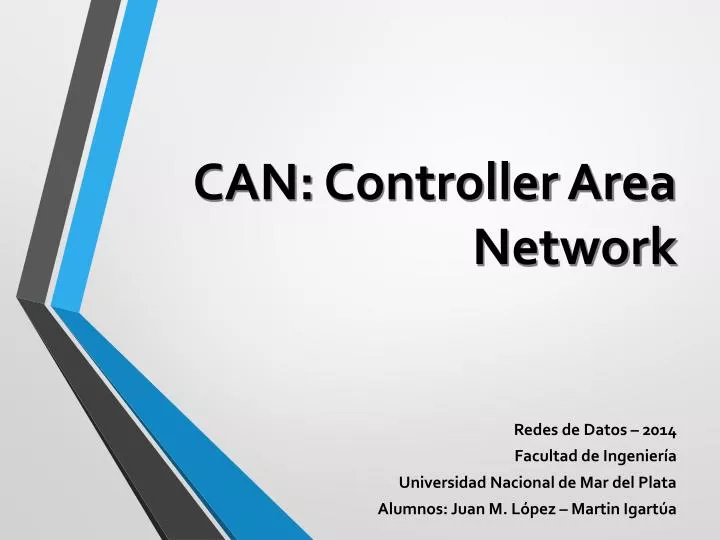 can controller area network