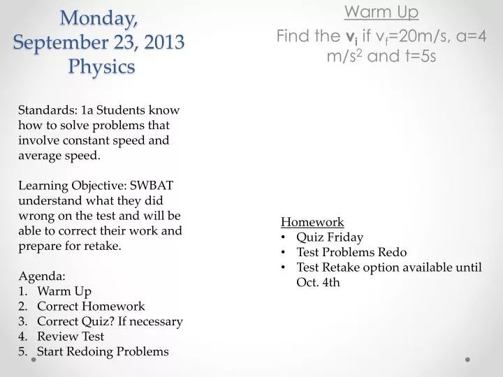 monday september 23 2013 physics