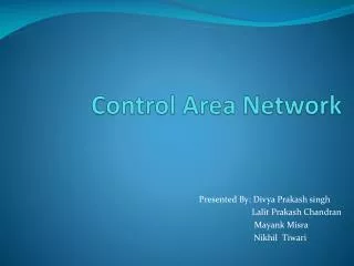 Control Area Network