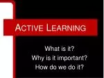 Active Learning - slide 1