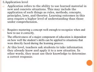 3.Application level