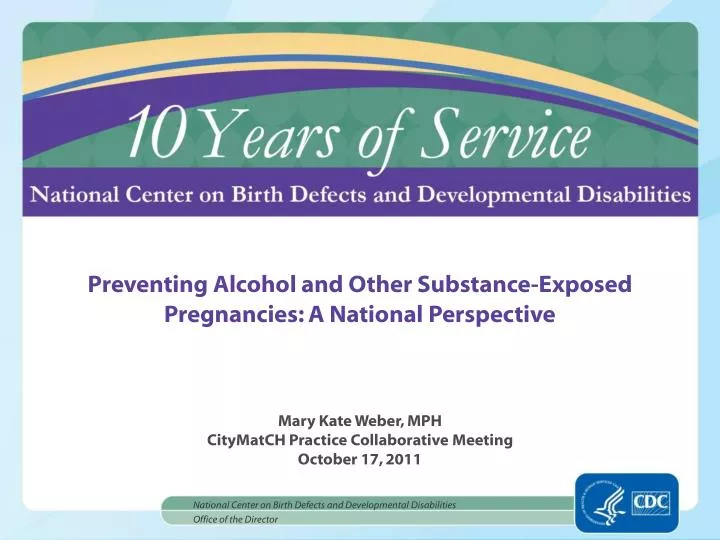 preventing alcohol and other substance exposed pregnancies a national perspective