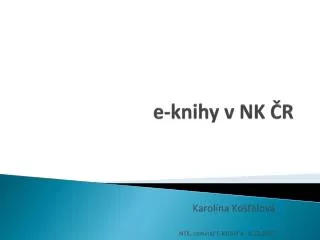 e-knihy v NK ČR