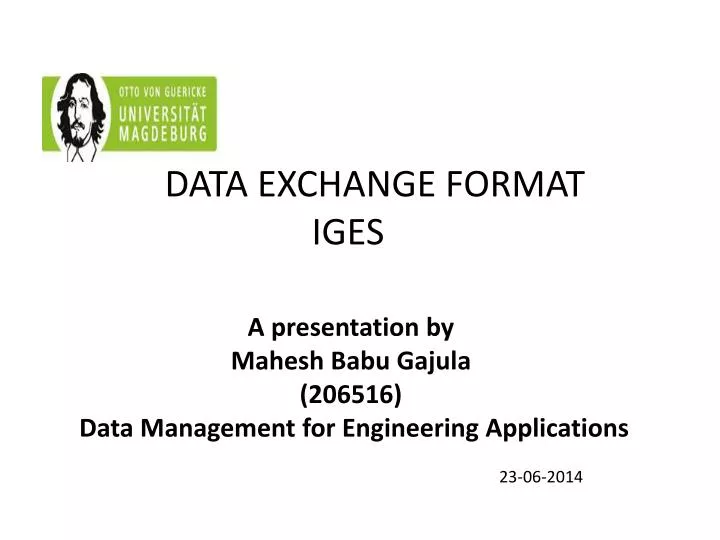 data exchange format iges