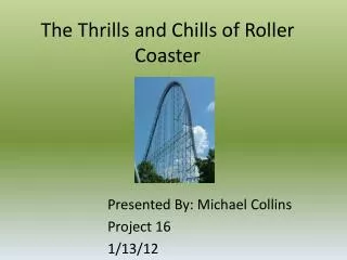 The Thrills and Chills of Roller Coaster