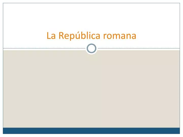 la rep blica romana