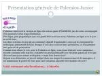 Présentation générale de Polemios Junior - slide 1