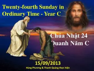 Twenty-fourth Sunday in Ordinary Time - Year C