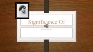 Significance Of