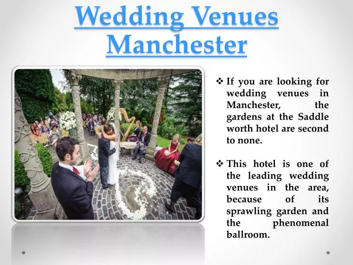 wedding venues manchester