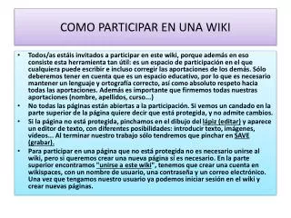 como participar en una wiki