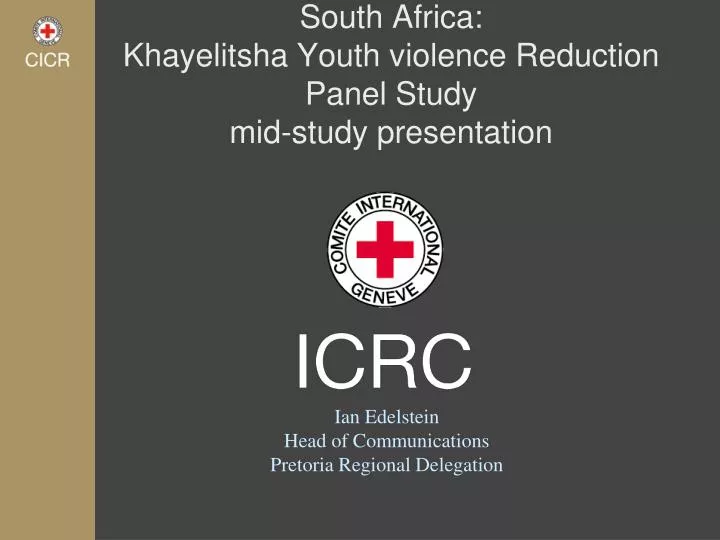 south africa khayelitsha youth violence reduction panel study mid study presentation