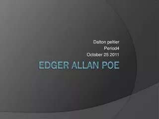 Edger Allan Poe