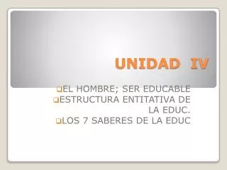 unidad iv