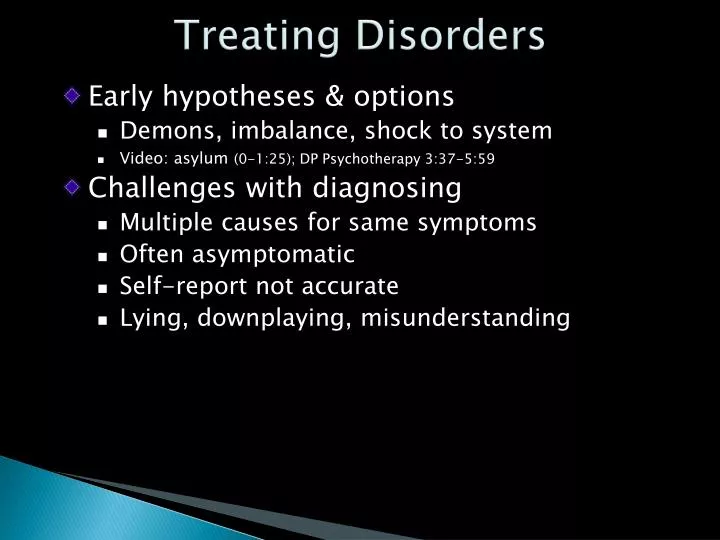 treating disorders