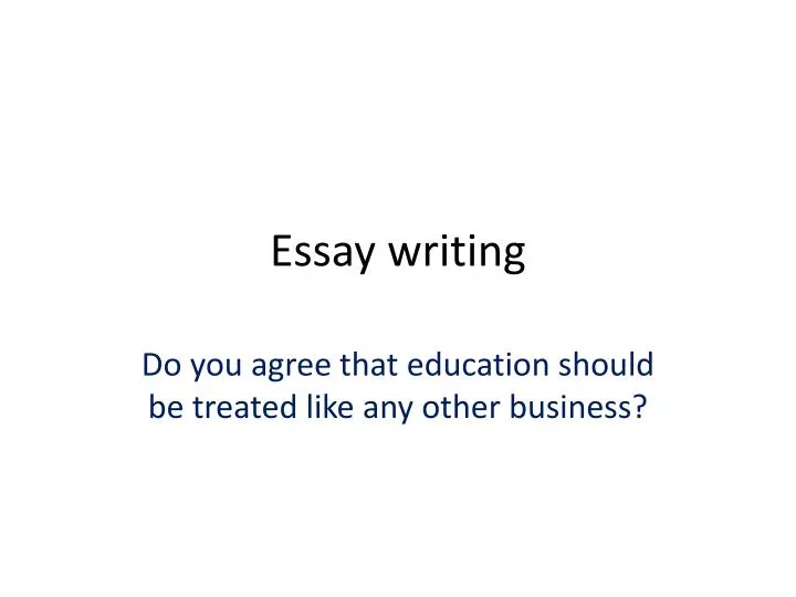 essay writing