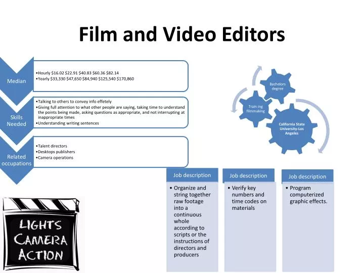 film and video editors