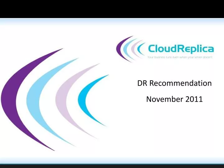 dr recommendation november 2011