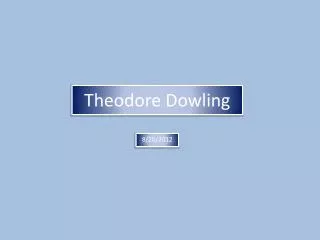 Theodore Dowling