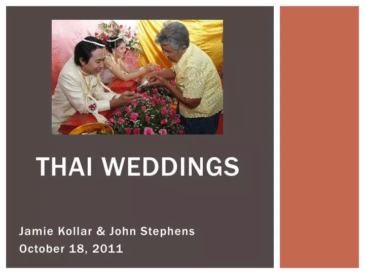 thai weddings