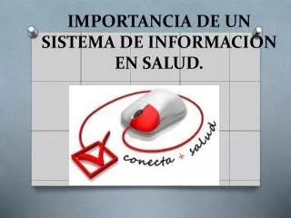 importancia de un sistema de informaci n en salud