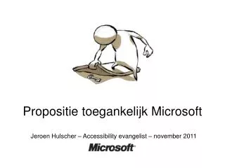 propositie toegankelijk microsoft
